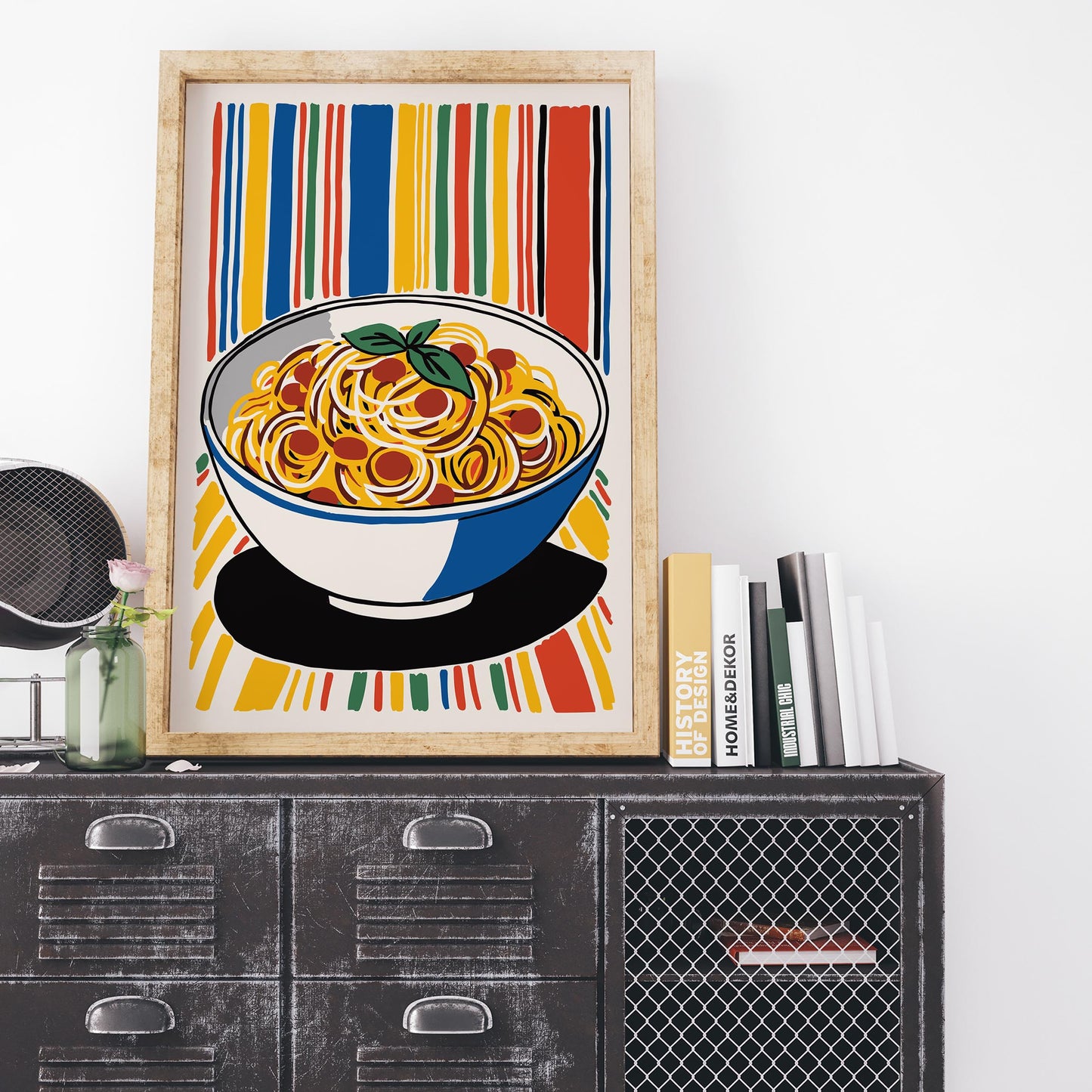 Spaghetti Pasta Food Wall Print