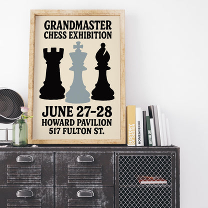 Chess Grandmaster Poster