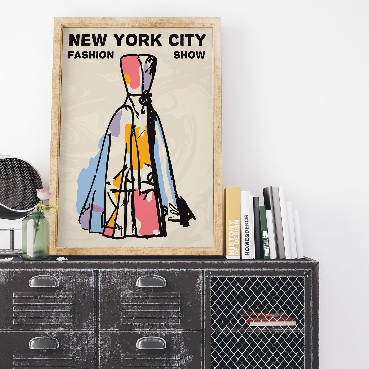 NYC Fashion Dress Poster