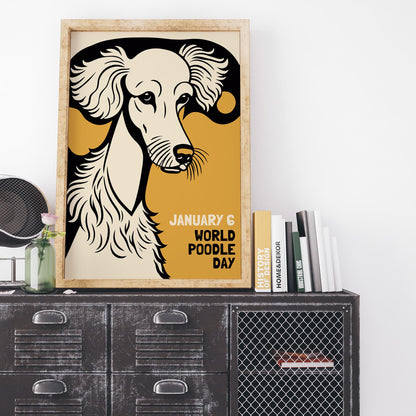 World Poodle Day January 6 Art Print