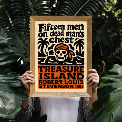 Treasure Island Vintage Poster