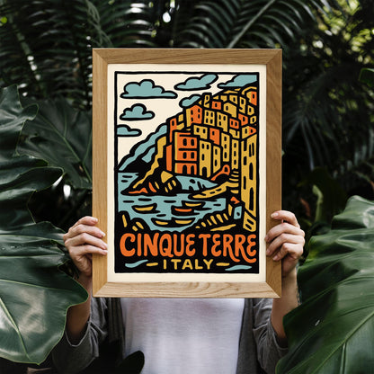 Cinque Terre Travel Poster