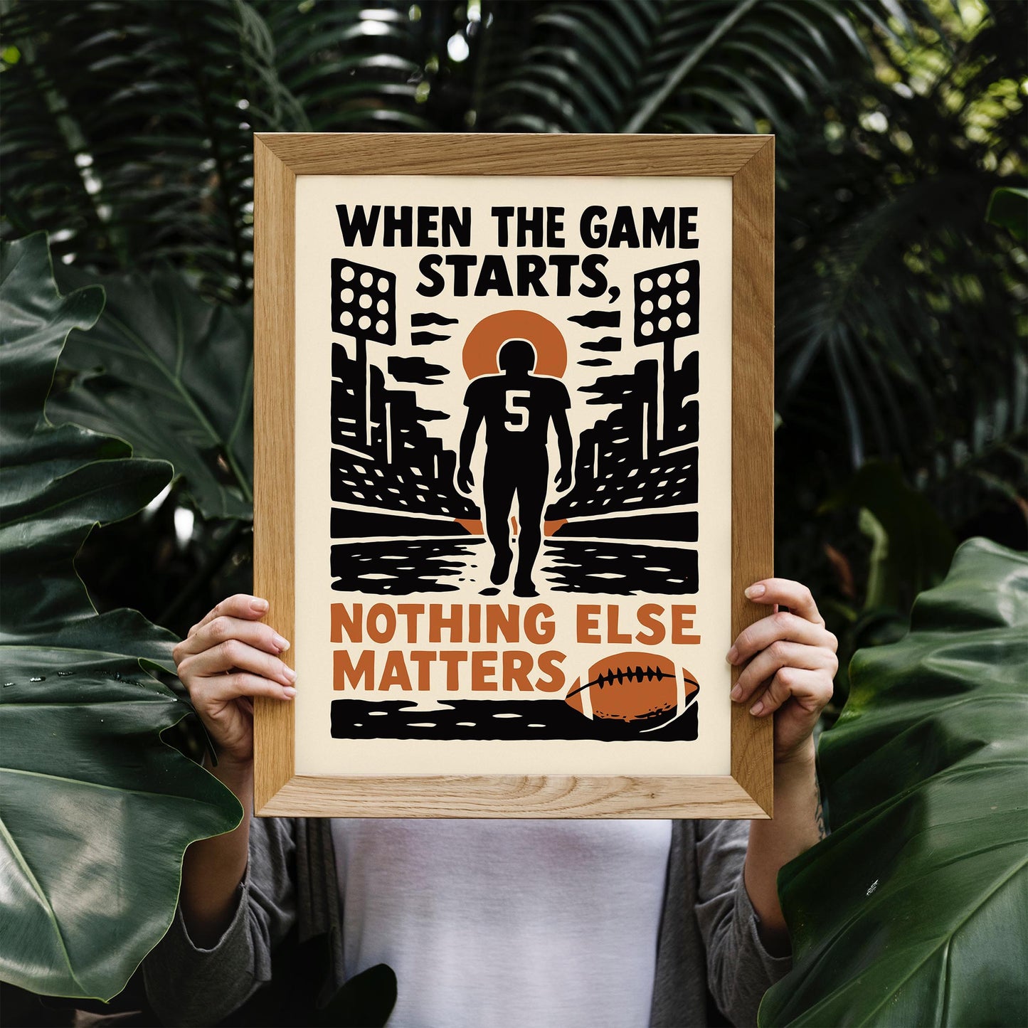 Game Day Football Poster