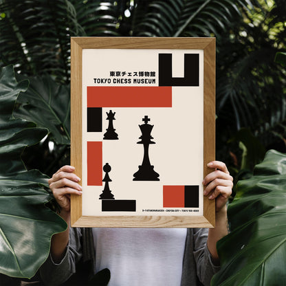 Tokyo Chess Museum Poster