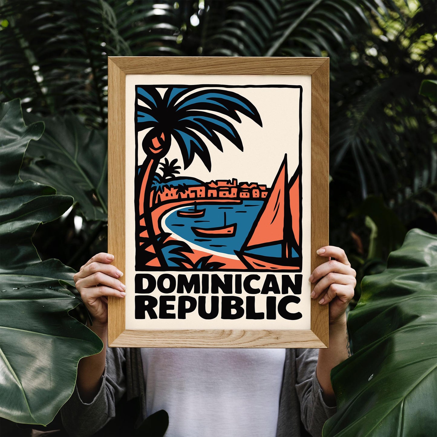 Dominican Republic Travel Poster