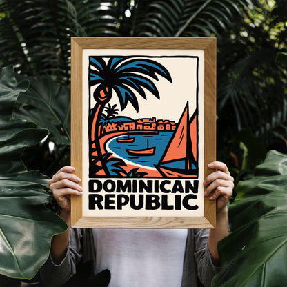 Dominican Republic Travel Poster