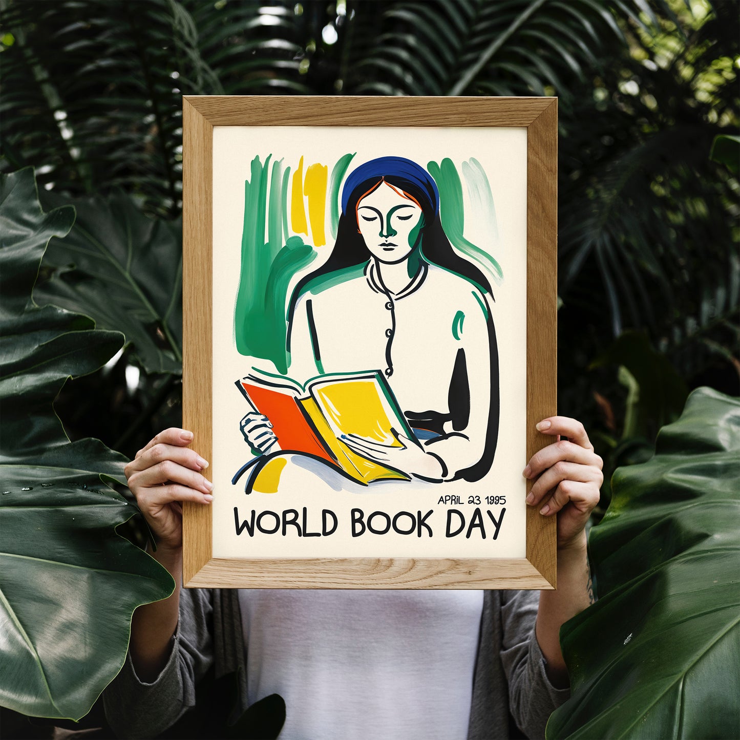 Vintage World Book Day Poster