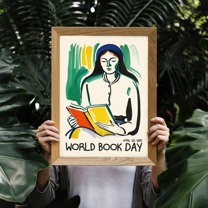 Vintage World Book Day Poster