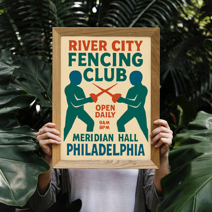 River City Fencing Poster
