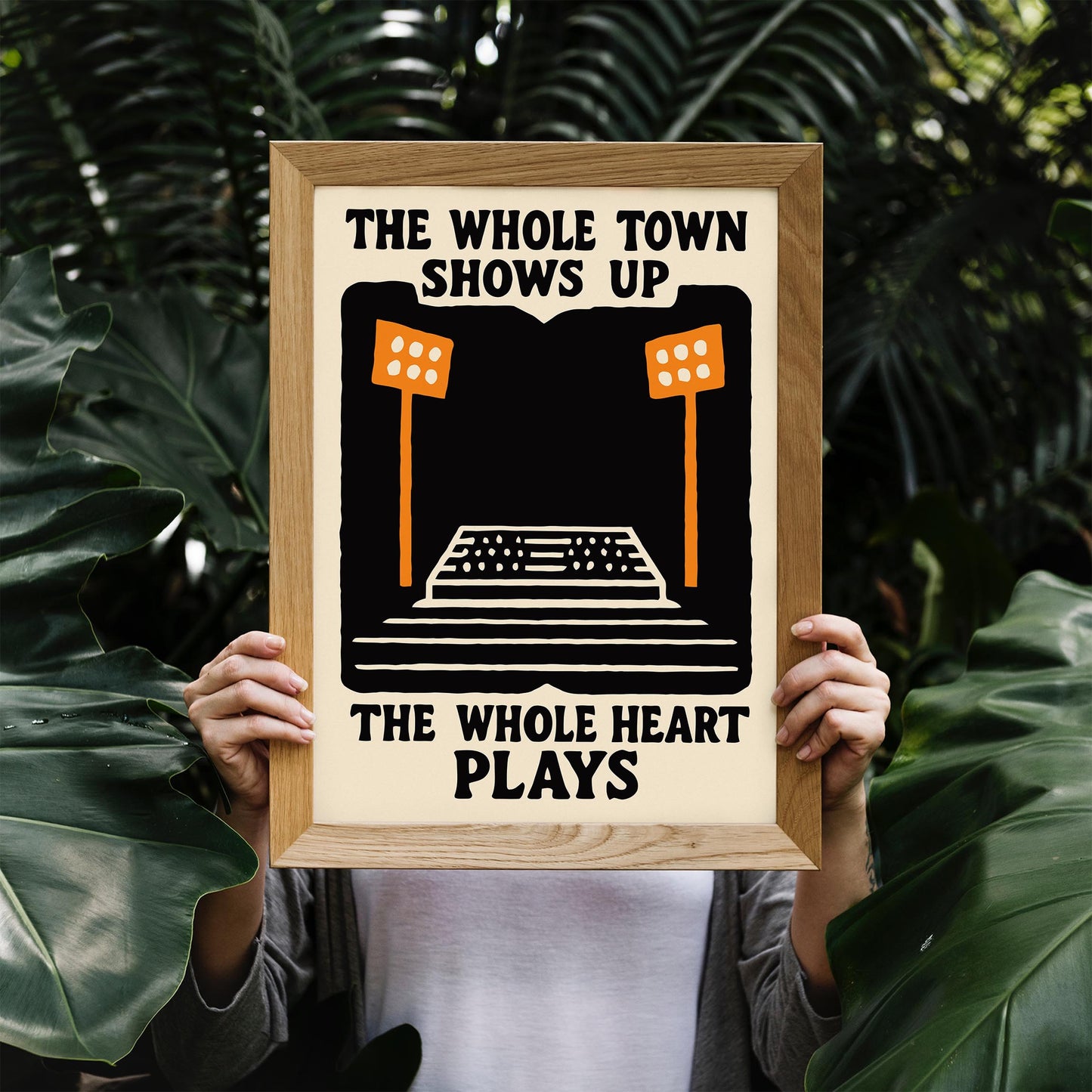 Stadium Night Poster Print