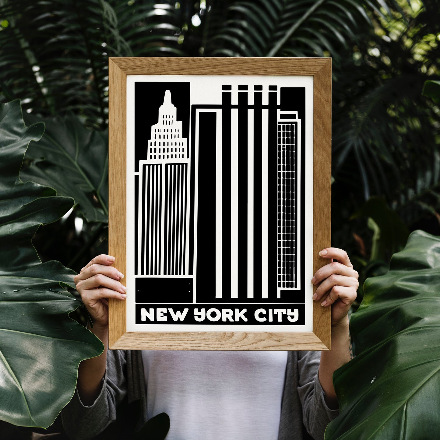 NYC Vintage Architecture Poster