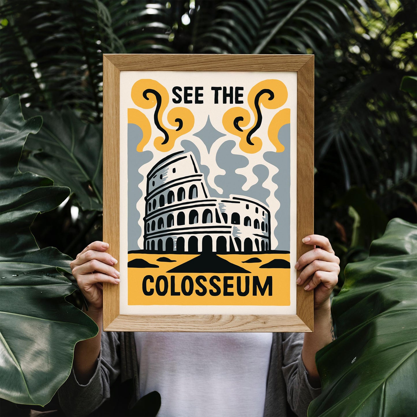 Colosseum Travel Poster Print
