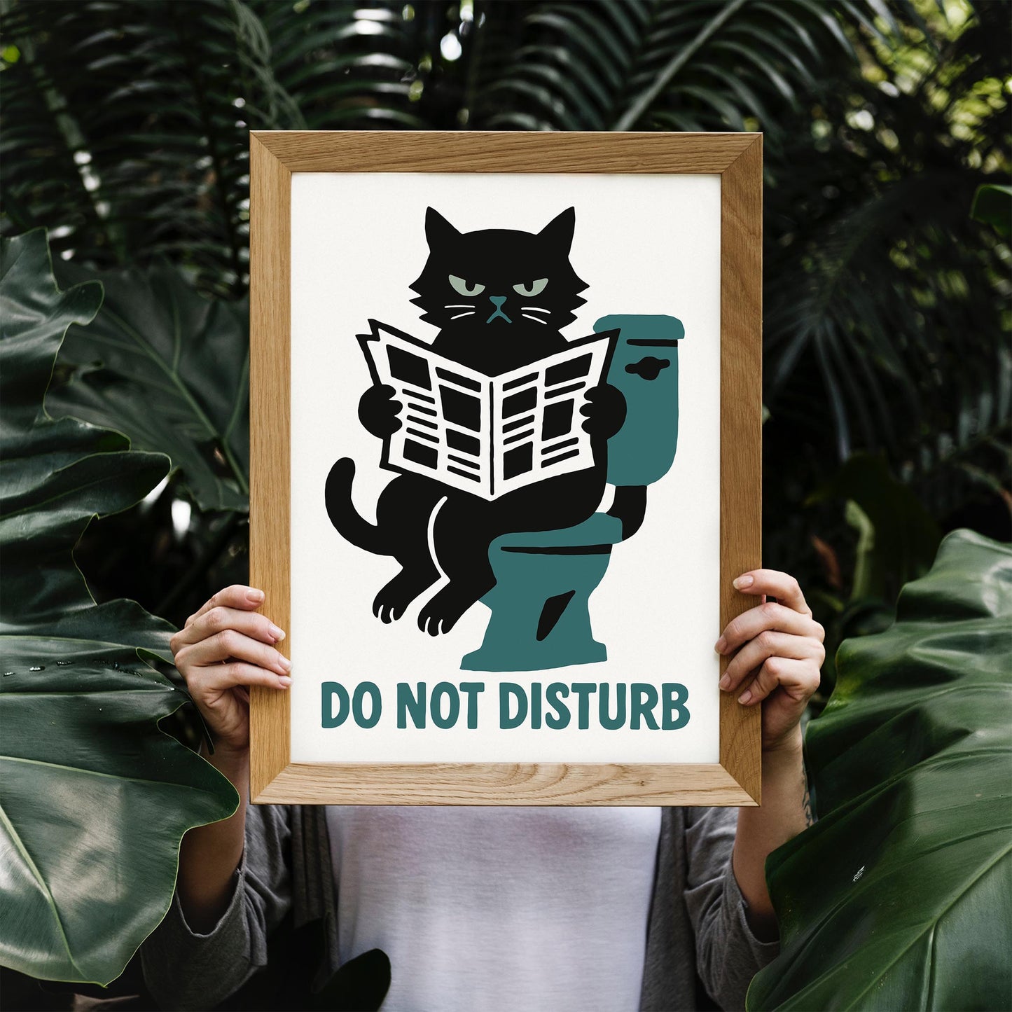 Do Not Disturb Cat Poster