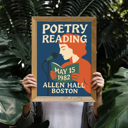Poetry Reading Boston Poster