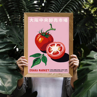 Osaka Market Tomato Poster
