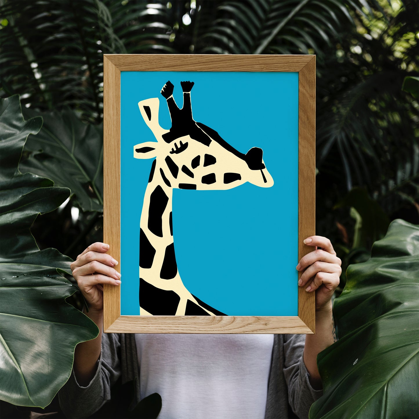 Cute Baby Giraffe Poster