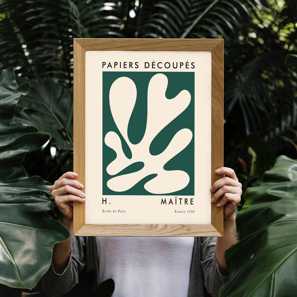 Master of Cut Outs Green Leaf Poster