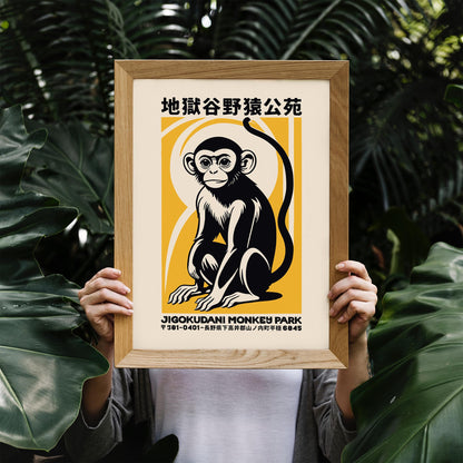 Jigokudani Monkey Park Poster