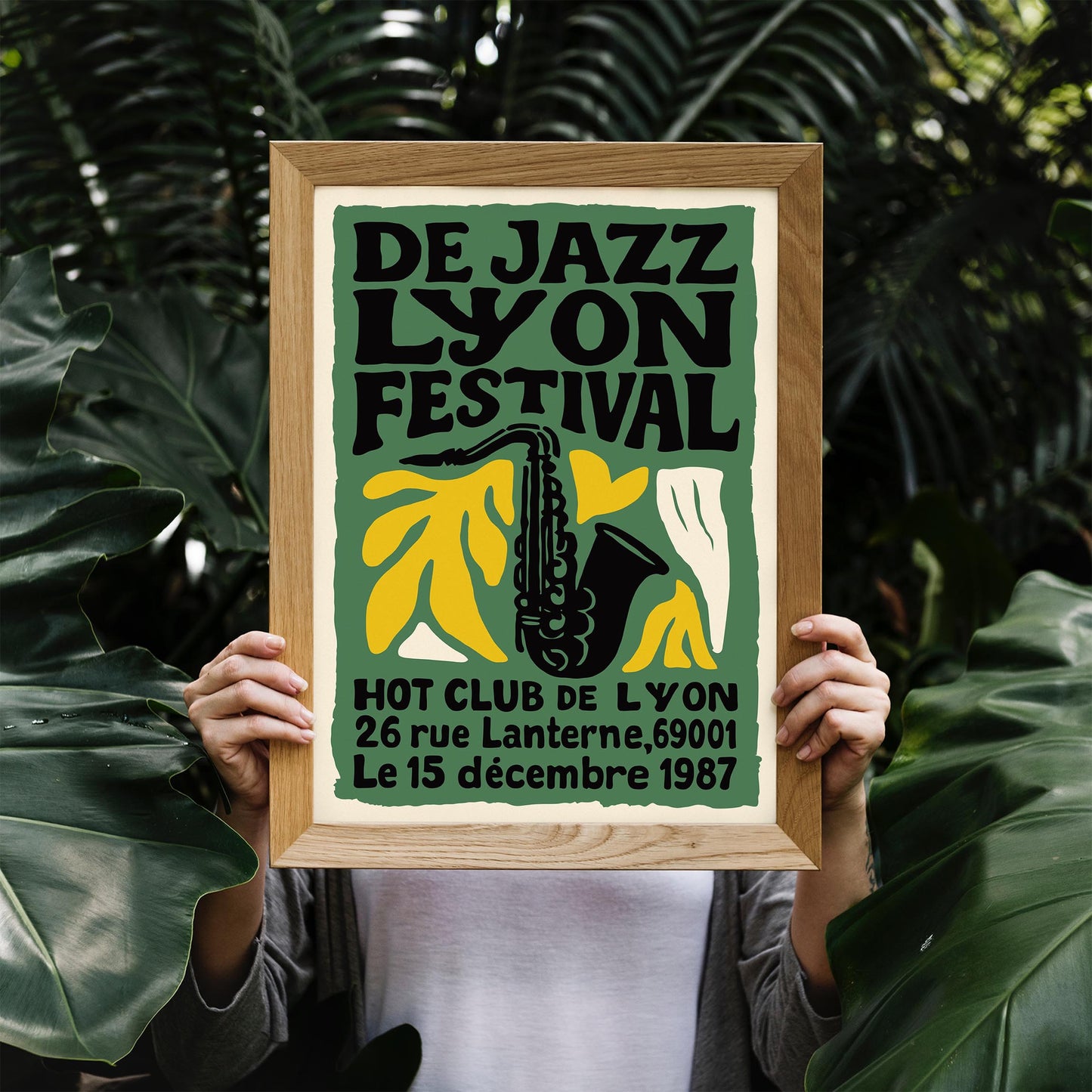 Lyon Jazz Festival Poster Print