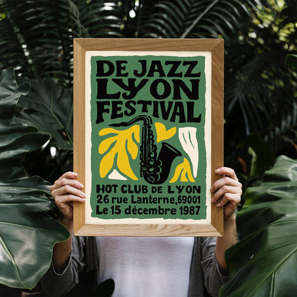 Lyon Jazz Festival Poster Print