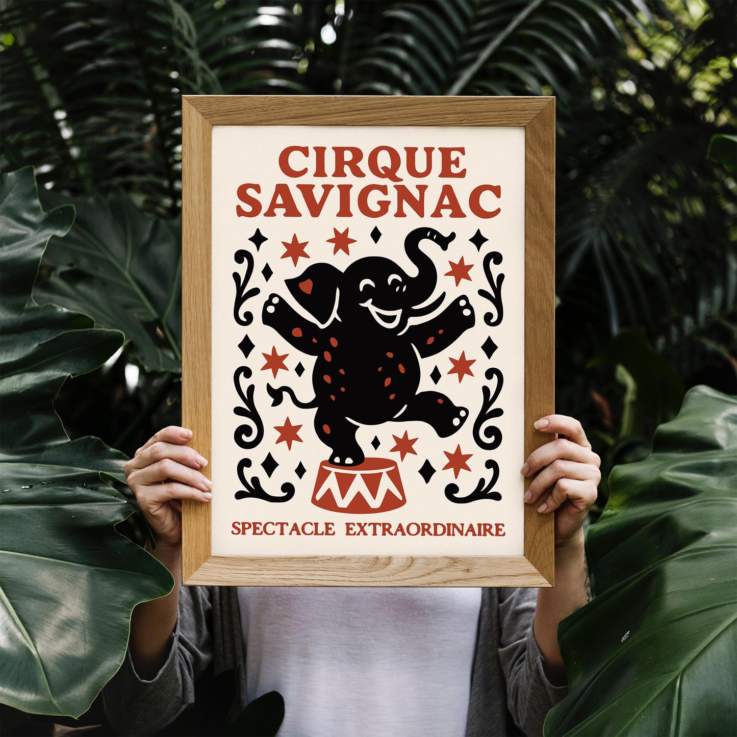Cirque Savignac Circus Art Print