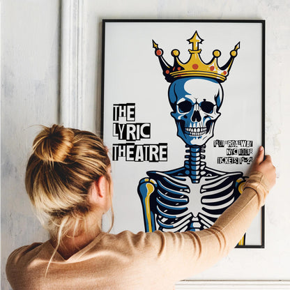 Lyric Theatre Skull Art Print
