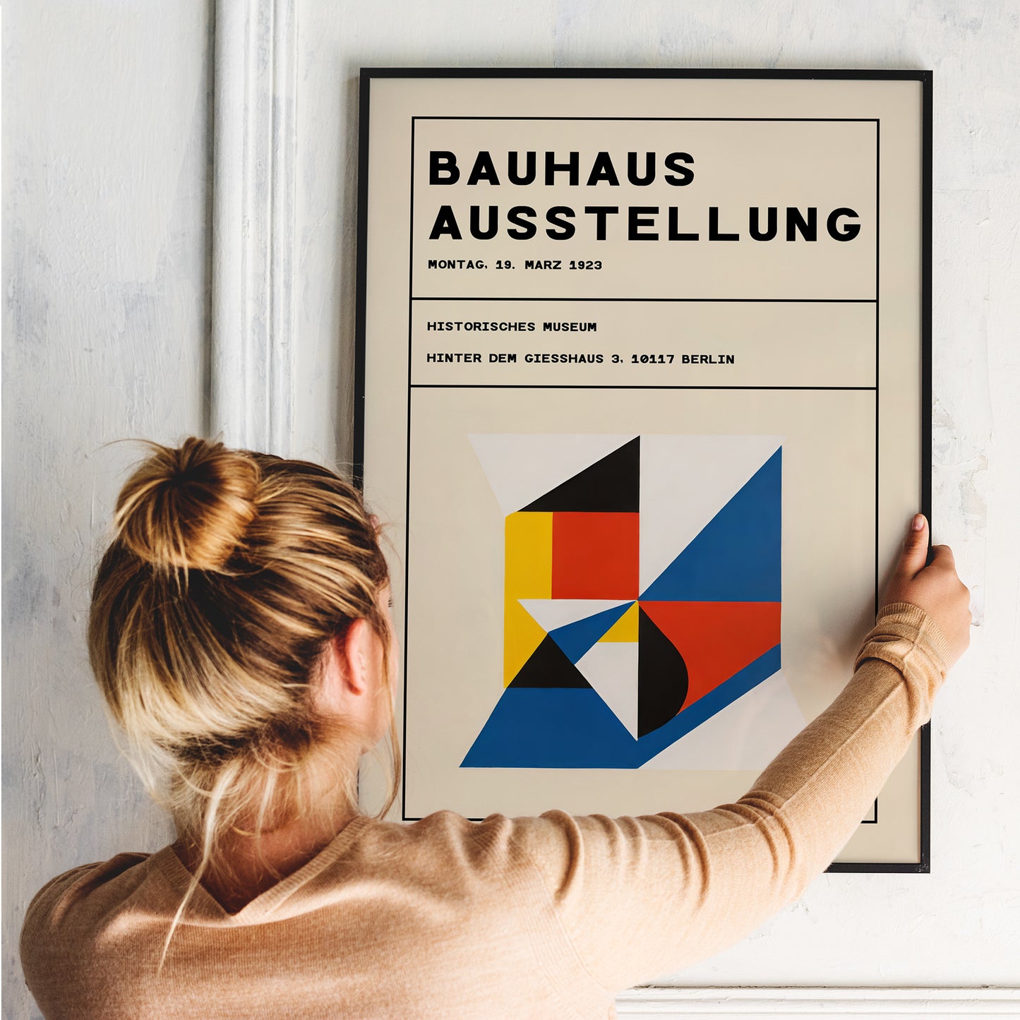 Bauhaus 1923 Retro Poster
