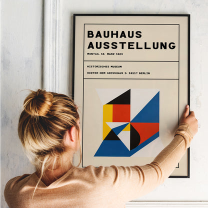 Bauhaus 1923 Retro Poster
