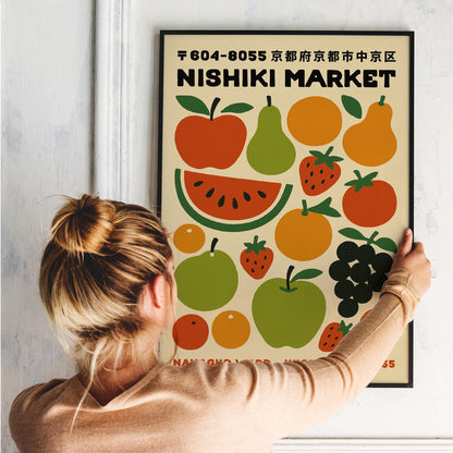 Nishiki Market Fruit Poster
