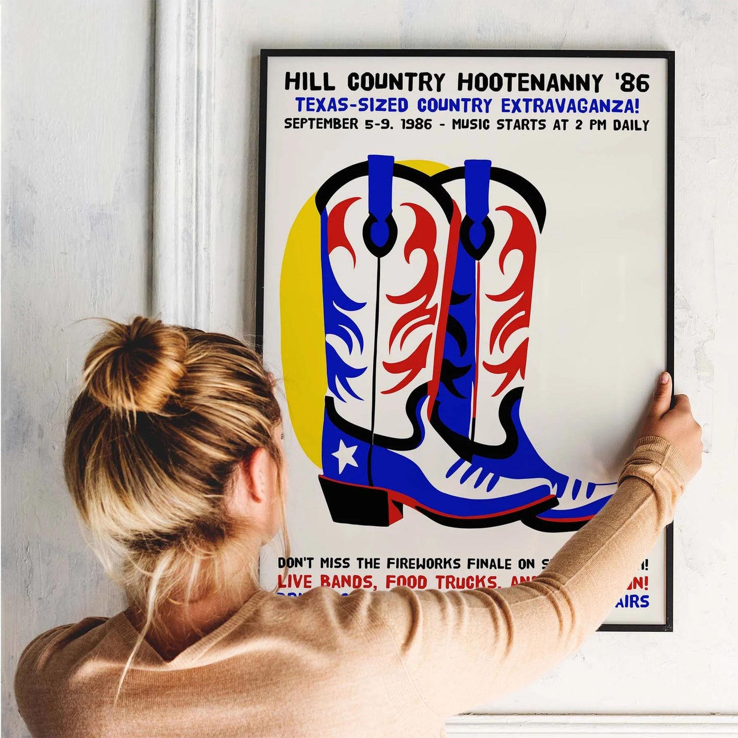 Hill Country Hootenanny Poster Print
