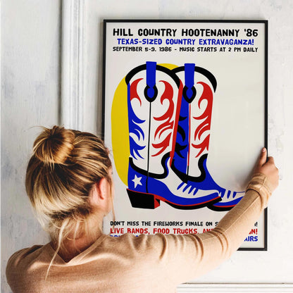 Hill Country Hootenanny Poster Print