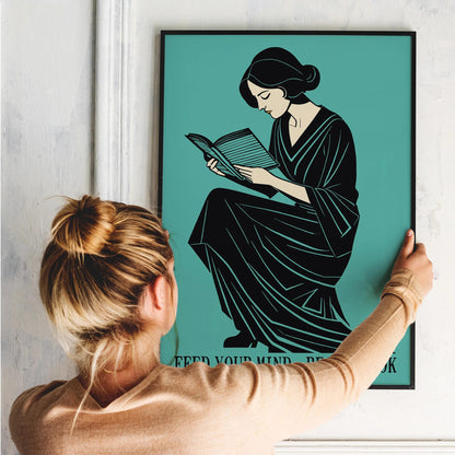 Feed Your Mind – Literary Art Print
