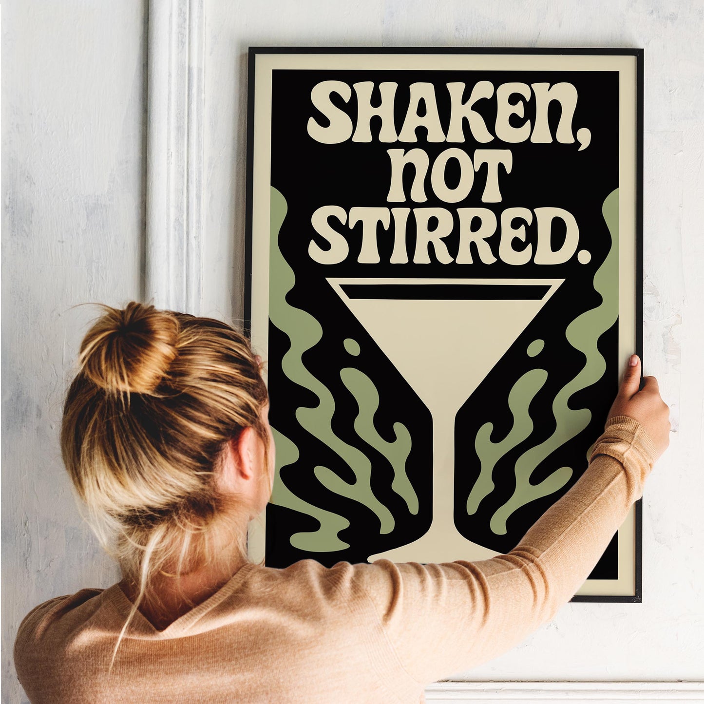 Shaken Not Stirred Martini Poster