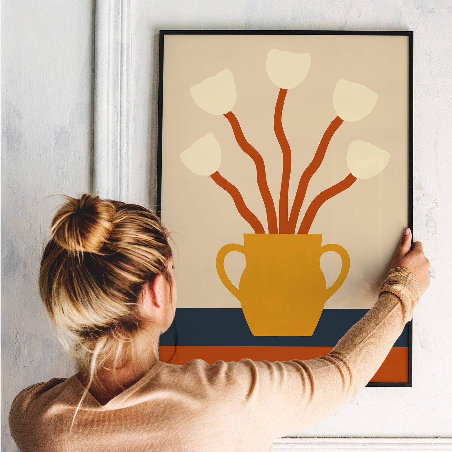 Minimalist Vase Still Life Poster