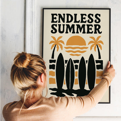 Endless Summer Surf Print