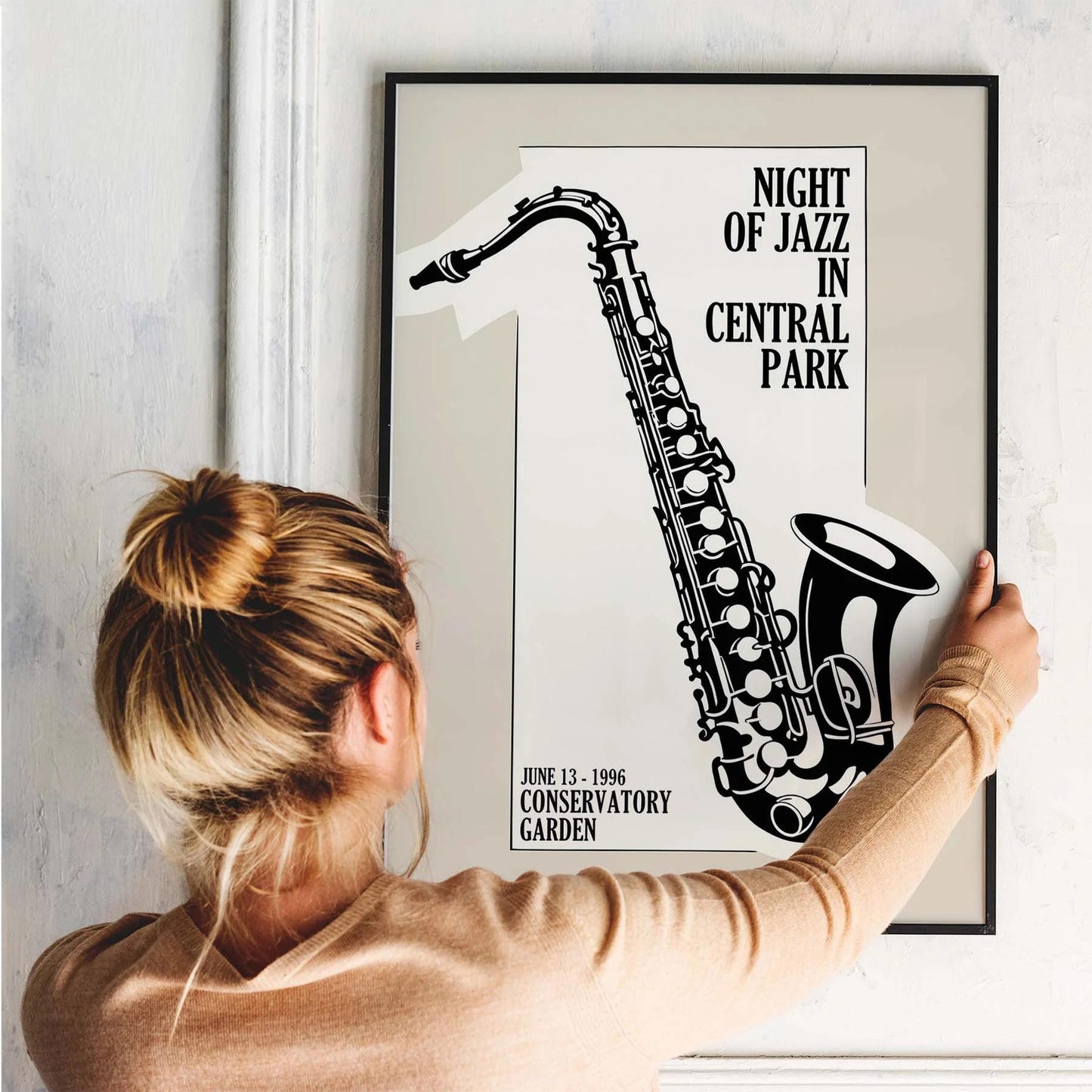 Night of Jazz Saxophone Poster