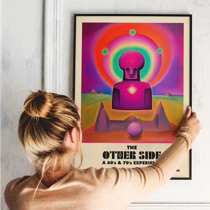 Trippy THE OTHER SIDE Hippie Festival 2076 Poster