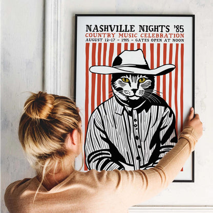 Nashville Nights Poster Print