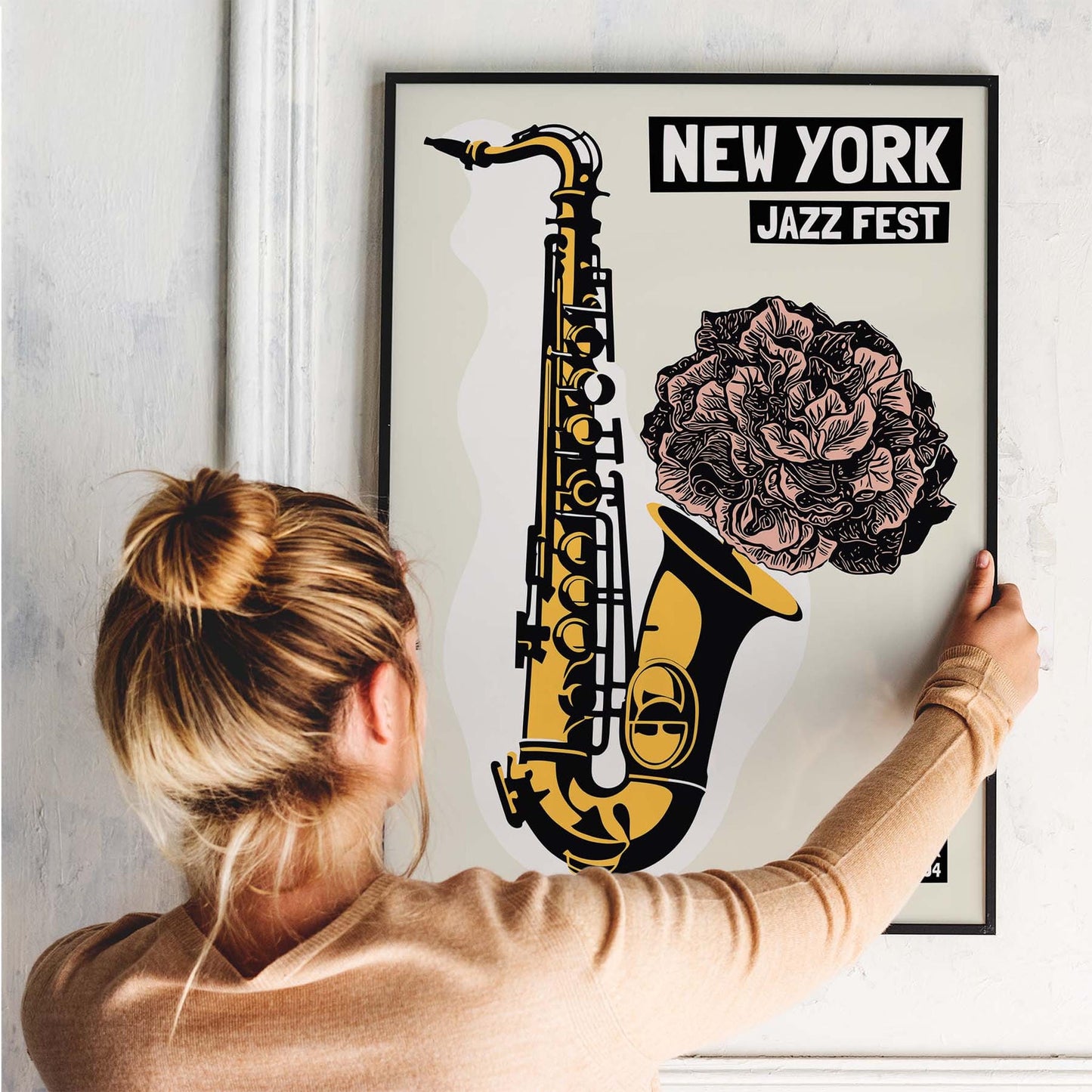 New York Jazz Fest – Bold Floral Print