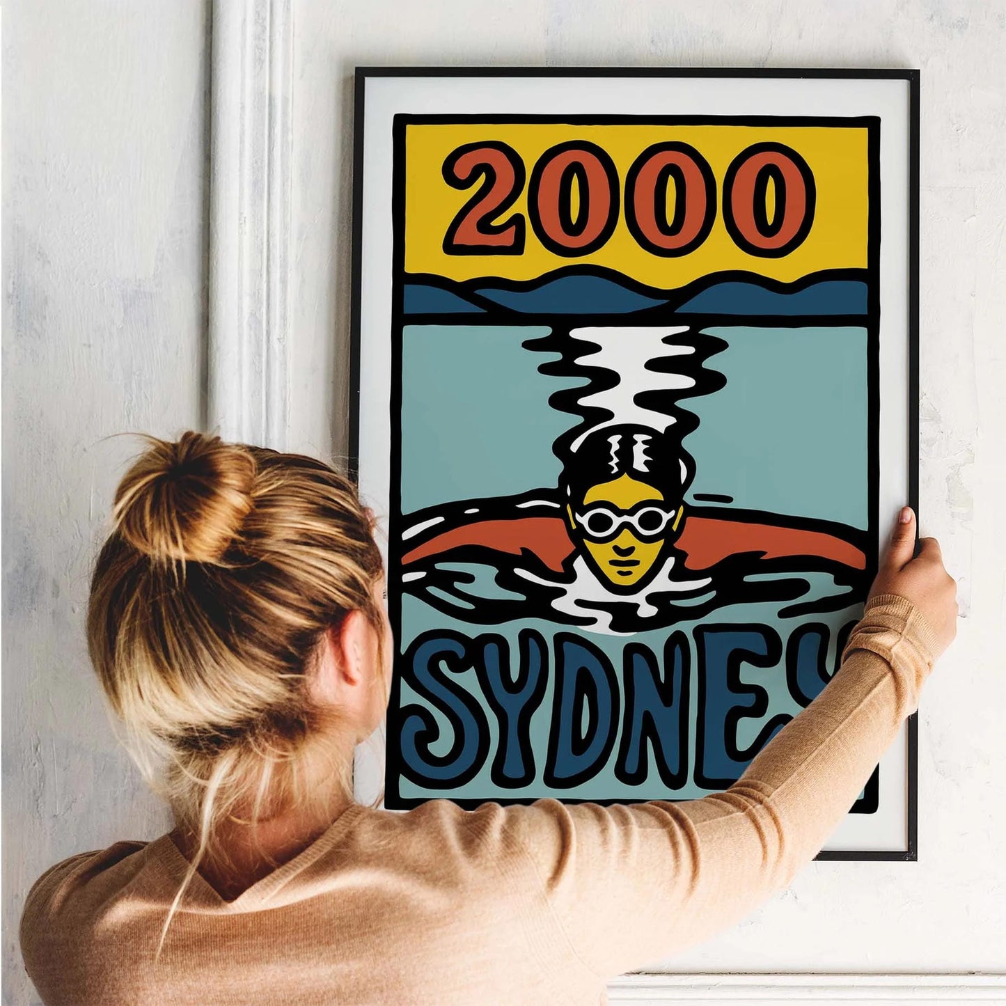 2000 Sydney Swimming Poster