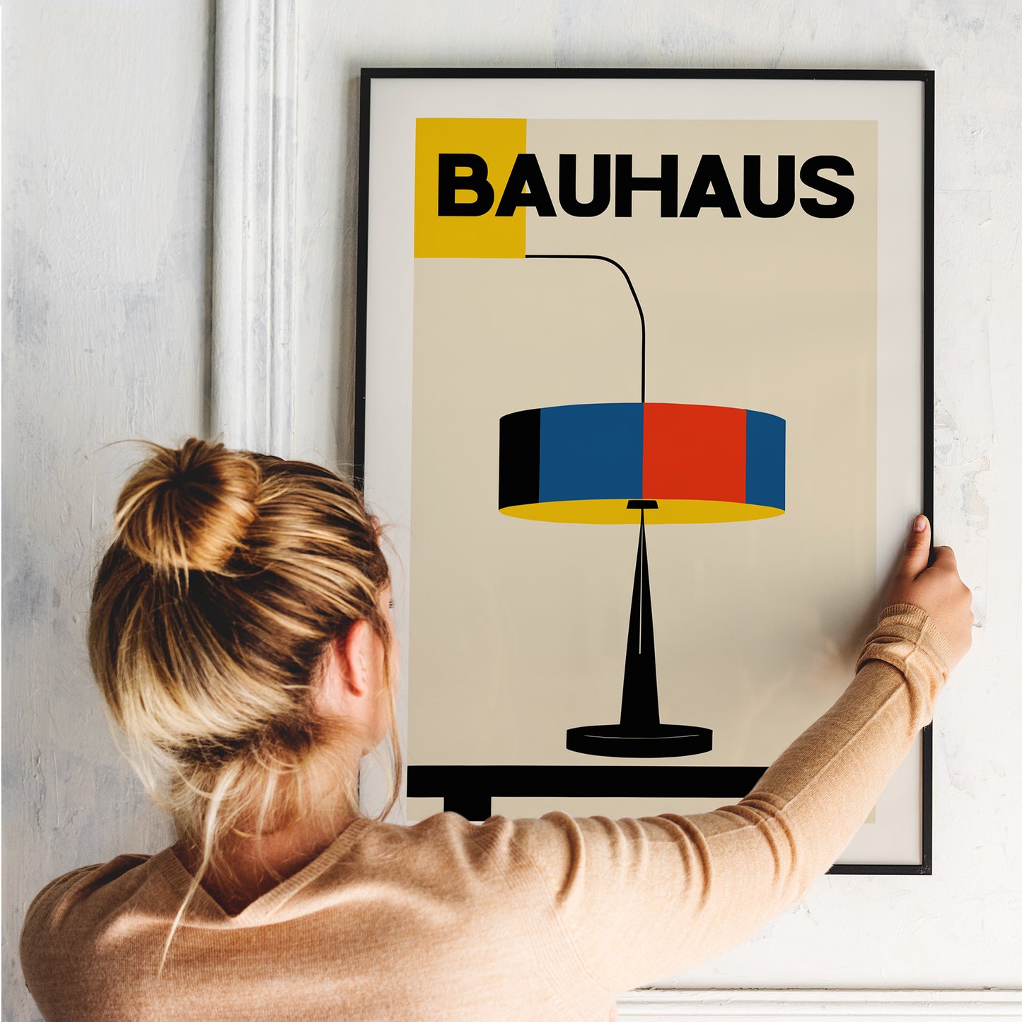 Bauhaus Lamp Minimalist Print