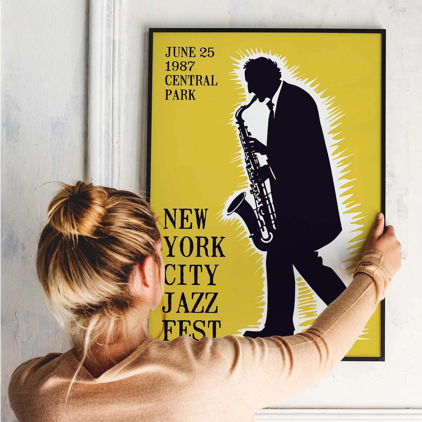 NYC Jazz Fest 1987 Sax Poster