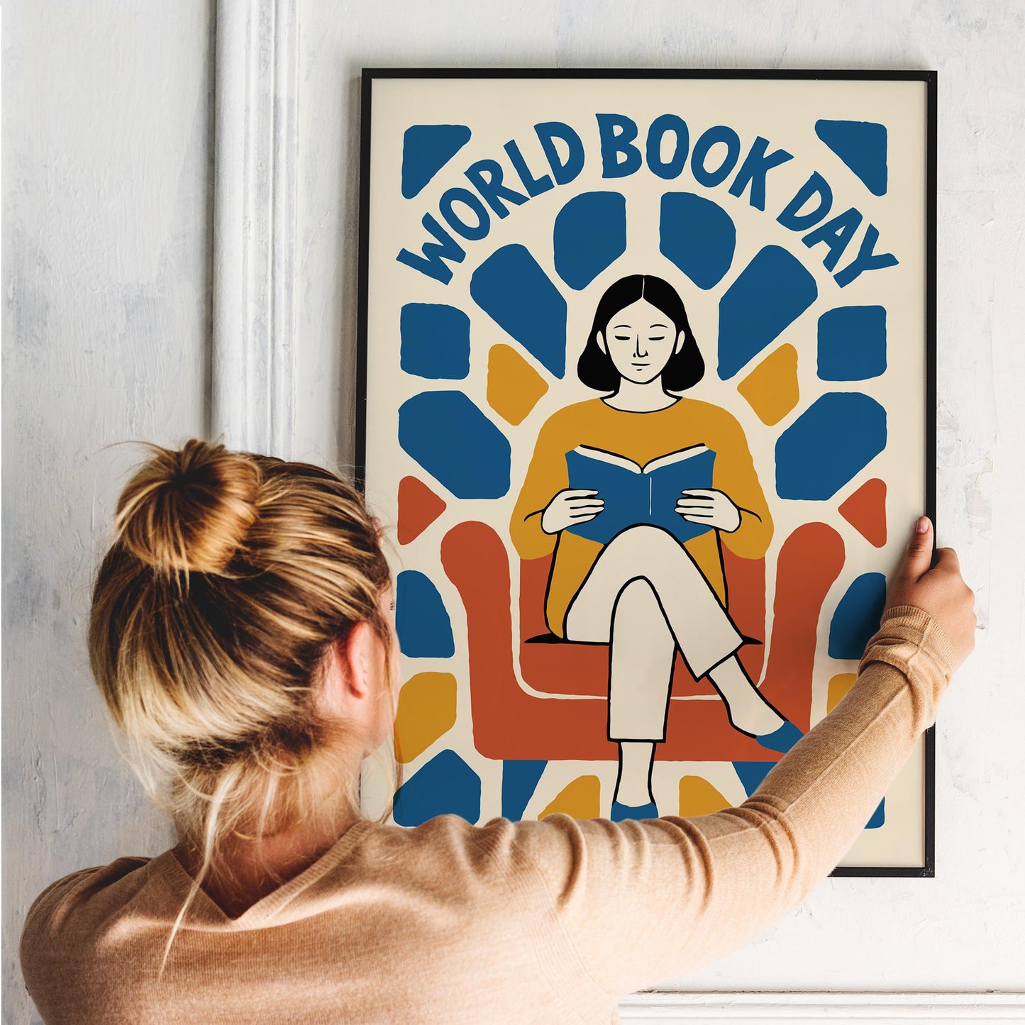 Book Day Abstract Print