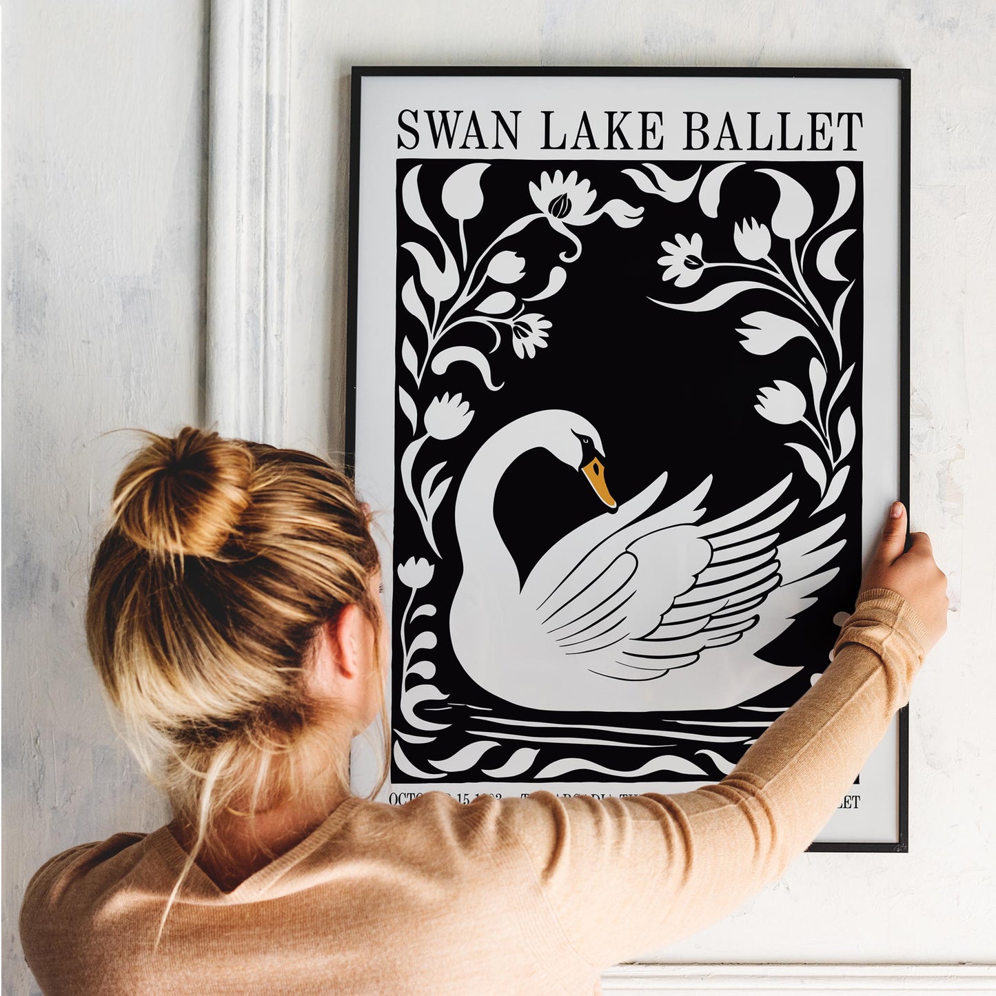 Swan Lake Ballet Poster