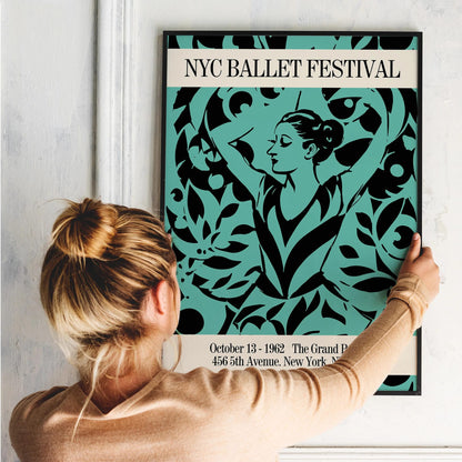 NYC Ballet Festival Art Poster