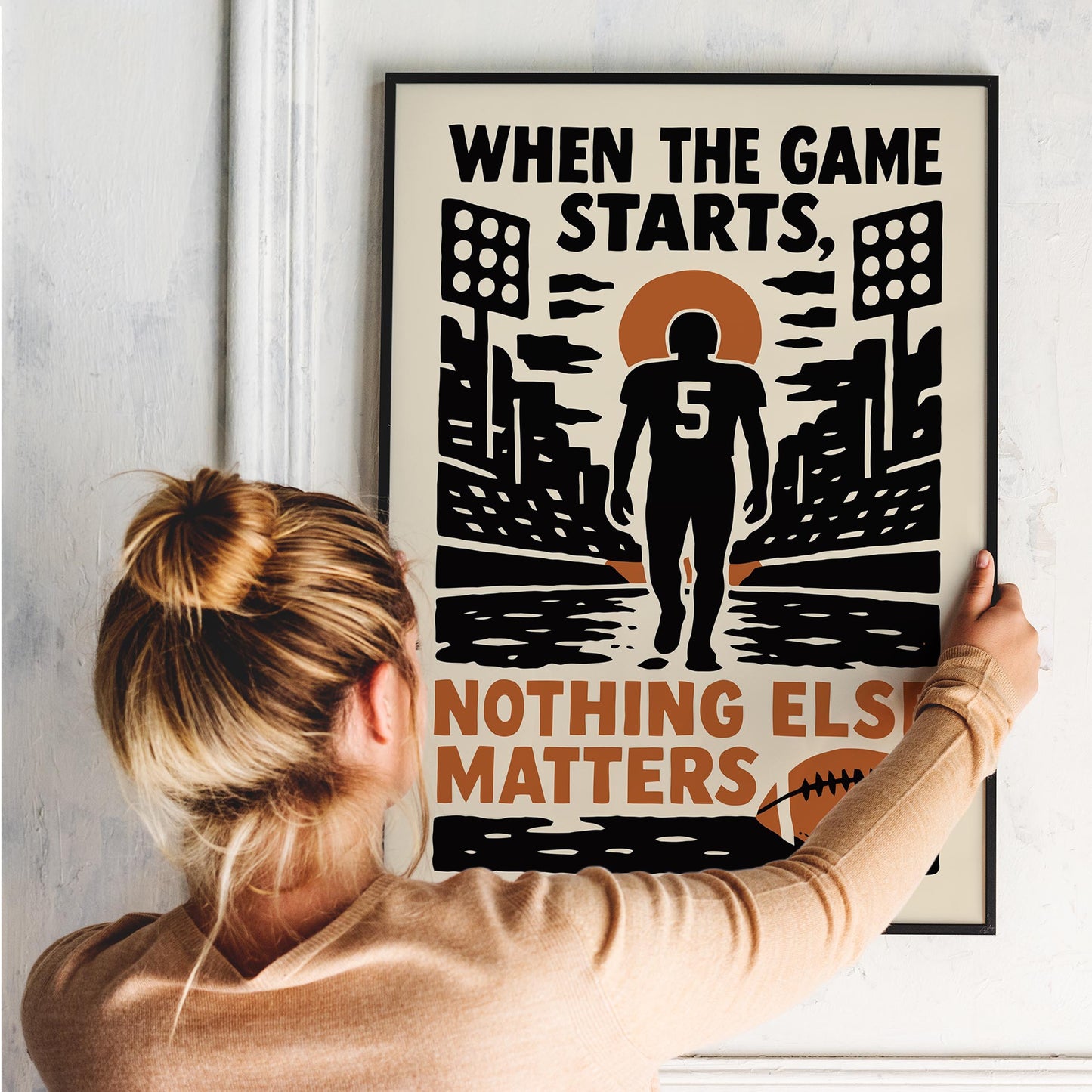 Game Day Football Poster