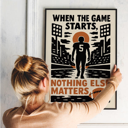 Game Day Football Poster