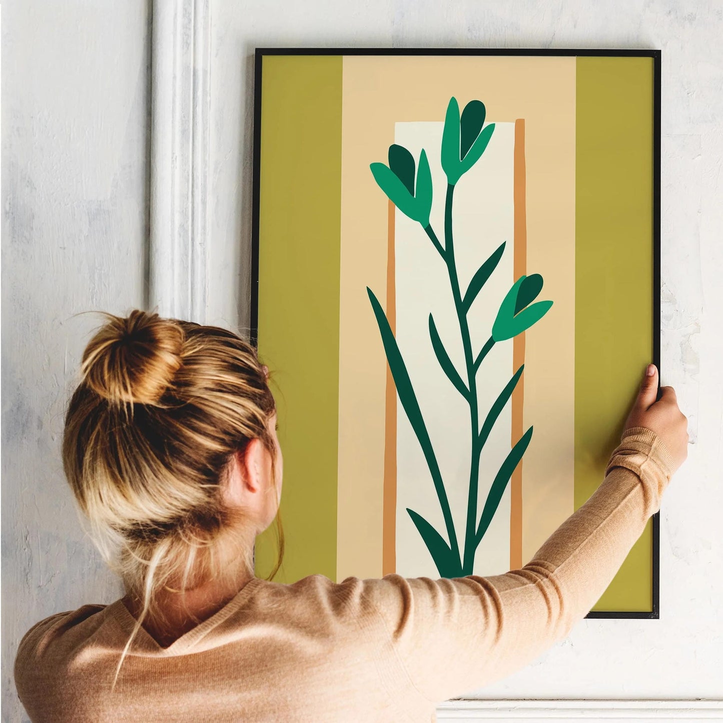 Modern Minimalist Botanical Art Print
