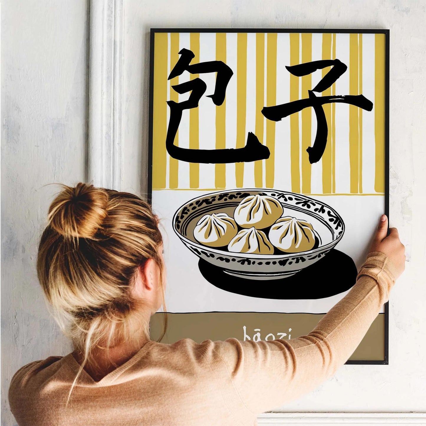 Steamed Baozi Dumplings Art Print