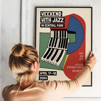 Weekend with Jazz - Central Park Poster